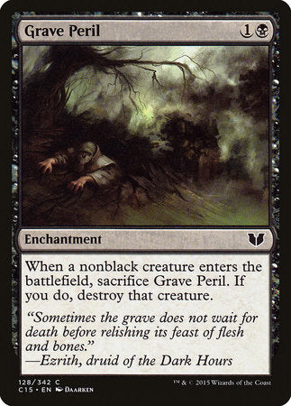 Grave Peril [Commander 2015] | Cracking-Singles