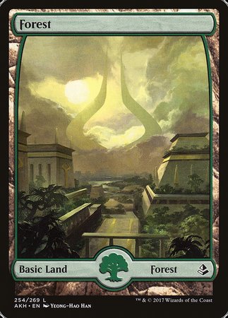 Forest (254) - Full Art [Amonkhet] | Cracking-Singles