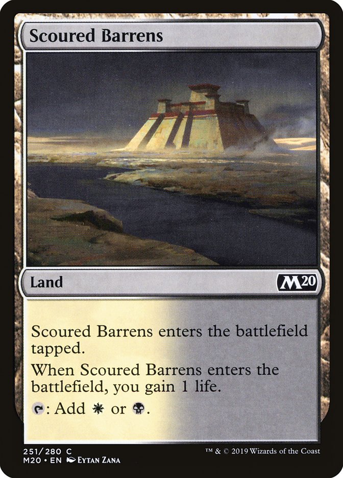 Scoured Barrens [Core Set 2020] | Cracking-Singles