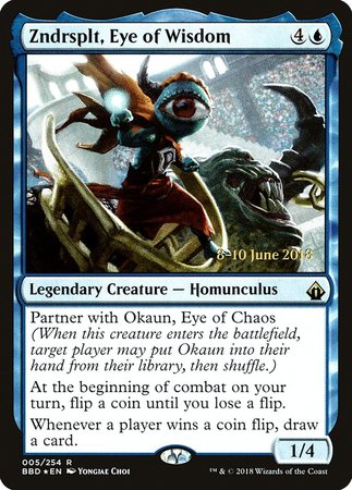 Zndrsplt, Eye of Wisdom [Battlebond Promos] | Cracking-Singles