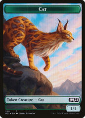 Beast // Cat (020) Double-sided Token [Core Set 2021 Tokens] | Cracking-Singles