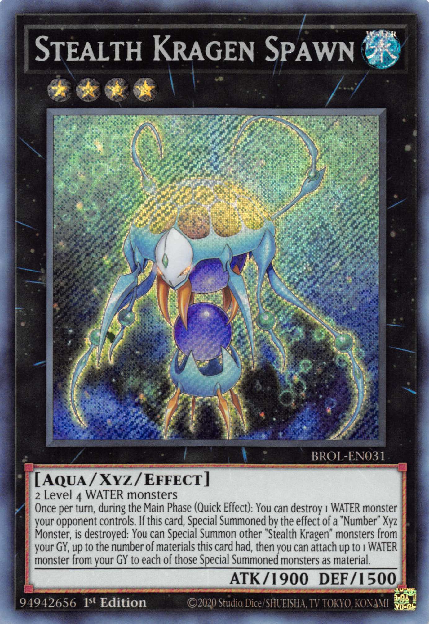 Stealth Kragen Spawn [BROL-EN031] Secret Rare | Cracking-Singles