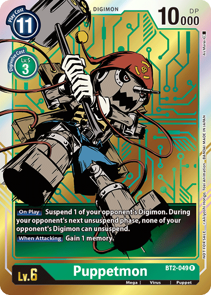 Puppetmon [BT2-049] (Dash Pack) [Release Special Booster Ver.1.0 Promos] | Cracking-Singles