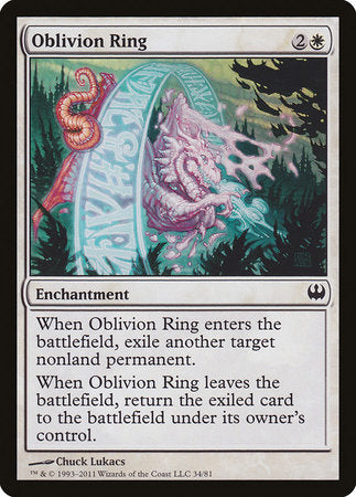 Oblivion Ring [Duel Decks: Knights vs. Dragons] | Cracking-Singles