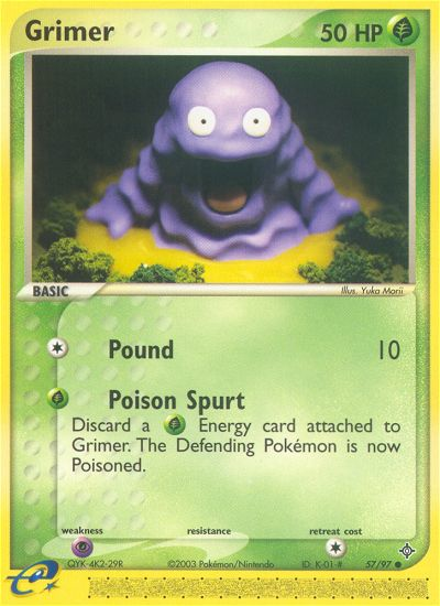 Grimer (57/97) [EX: Dragon] | Cracking-Singles