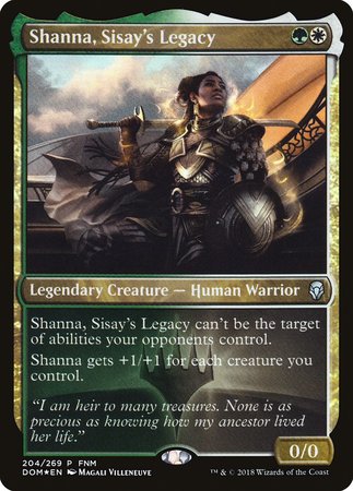 Shanna, Sisay's Legacy [Dominaria Promos] | Cracking-Singles