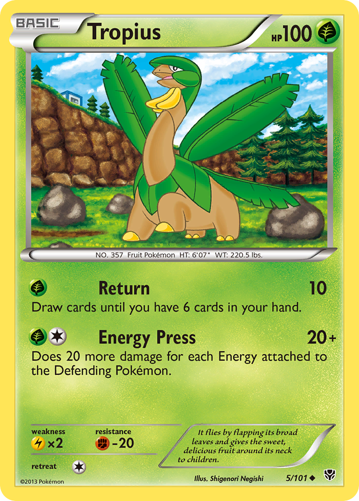 Tropius (5/101) [Black & White: Plasma Blast] | Cracking-Singles