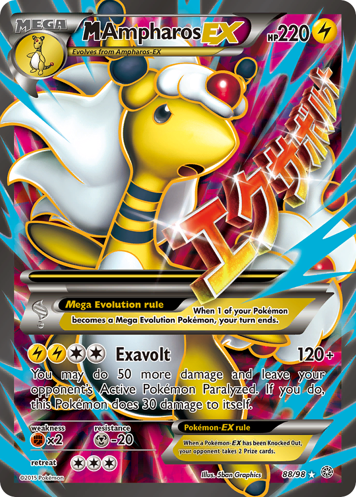 M Ampharos EX (88/98) [XY: Ancient Origins] | Cracking-Singles