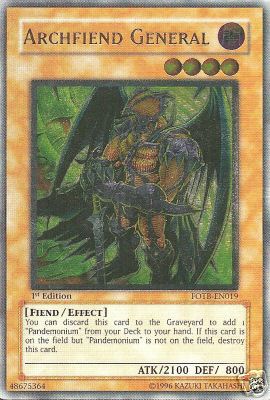 Archfiend General [FOTB-EN019] Ultimate Rare | Cracking-Singles