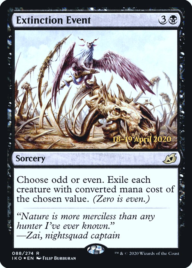 Extinction Event  [Ikoria: Lair of Behemoths Prerelease Promos] | Cracking-Singles