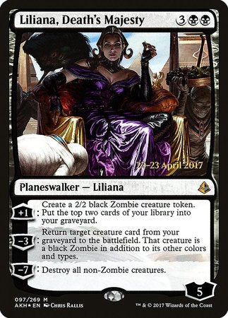 Liliana, Death's Majesty [Amonkhet Prerelease Promos] | Cracking-Singles