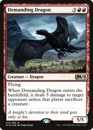 Demanding Dragon [Core Set 2019 Promos] | Cracking-Singles