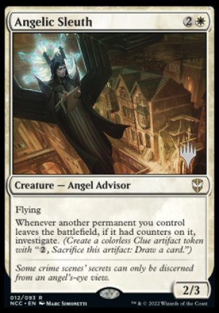 Angelic Sleuth (Promo Pack) [Streets of New Capenna Commander Promos] | Cracking-Singles