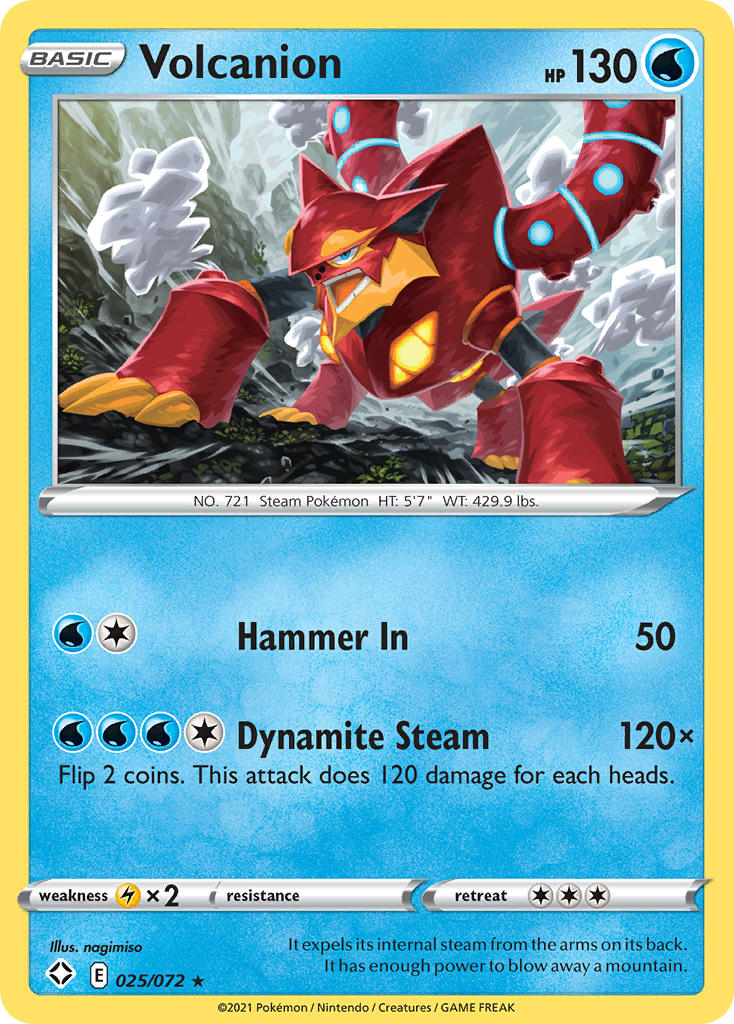 Volcanion (025/072) [Sword & Shield: Shining Fates] | Cracking-Singles