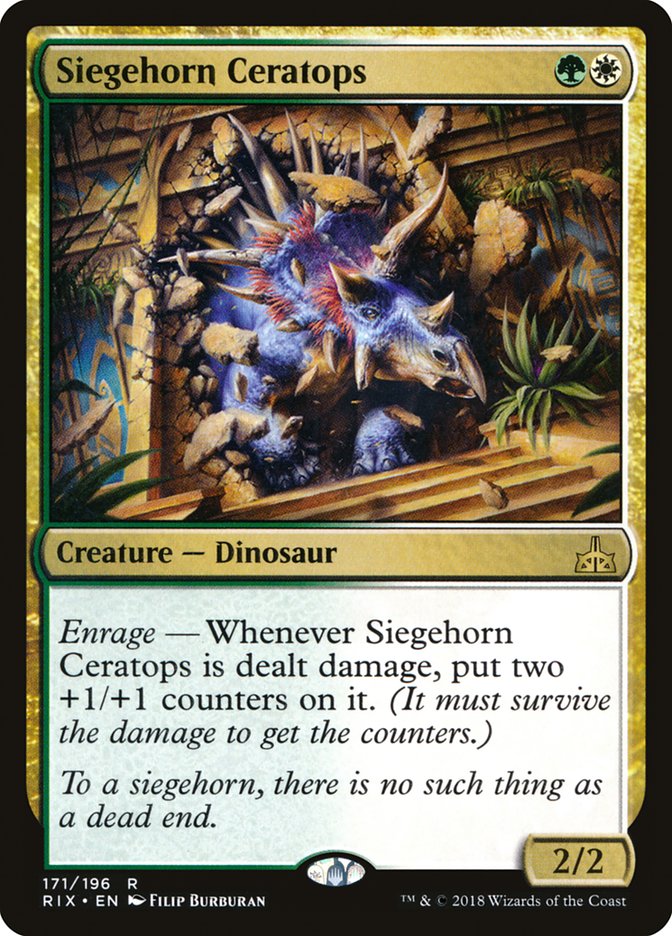 Siegehorn Ceratops [Rivals of Ixalan] | Cracking-Singles