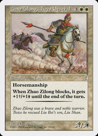 Zhao Zilong, Tiger General [Portal Three Kingdoms] | Cracking-Singles