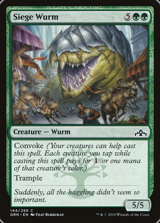 Siege Wurm [Guilds of Ravnica] | Cracking-Singles