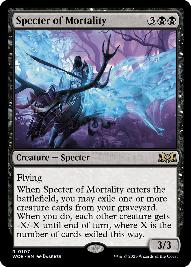 Specter of Mortality [Wilds of Eldraine] | Cracking-Singles