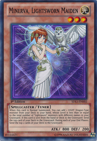 Minerva, Lightsworn Maiden [SDLI-EN002] Super Rare | Cracking-Singles