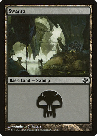 Swamp (62) [Duel Decks: Garruk vs. Liliana] | Cracking-Singles