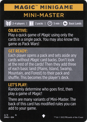 Mini-Master (Magic Minigame) [Commander Legends: Battle for Baldur's Gate Minigame] | Cracking-Singles