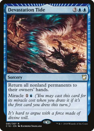 Devastation Tide [Commander 2018] | Cracking-Singles