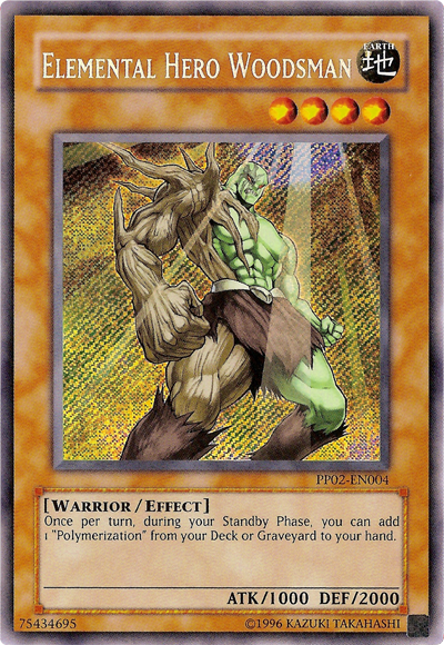 Elemental Hero Woodsman [PP02-EN004] Secret Rare | Cracking-Singles