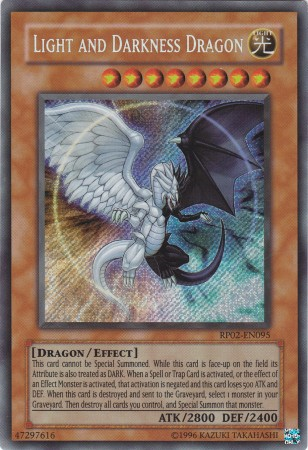 Light and Darkness Dragon [RP02-EN095] Secret Rare | Cracking-Singles