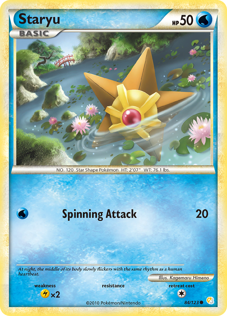 Staryu (84/123) [HeartGold & SoulSilver: Base Set] | Cracking-Singles