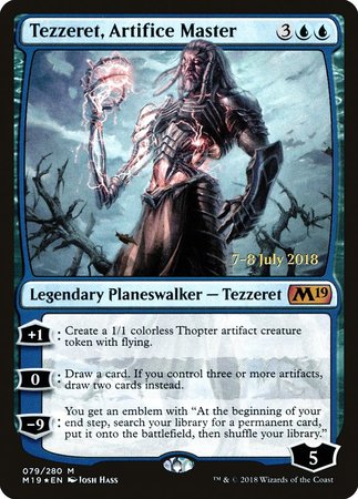 Tezzeret, Artifice Master [Core Set 2019 Promos] | Cracking-Singles