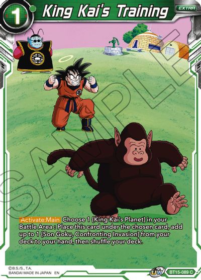 King Kai's Training [BT15-089] | Cracking-Singles