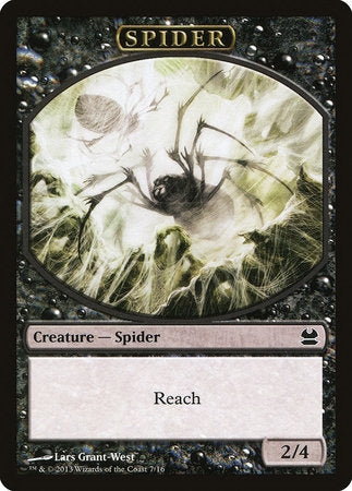 Spider Token (Black) [Modern Masters Tokens] | Cracking-Singles