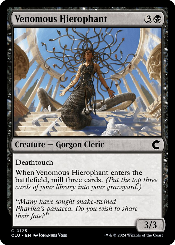 Venomous Hierophant [Ravnica: Clue Edition] | Cracking-Singles