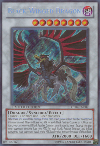 Black-Winged Dragon [CT07-EN002] Secret Rare | Cracking-Singles