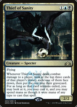 Thief of Sanity [Guilds of Ravnica Promos] | Cracking-Singles