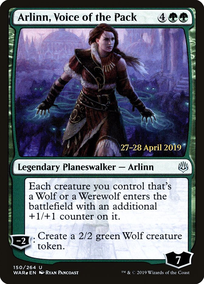 Arlinn, Voice of the Pack  [War of the Spark Prerelease Promos] | Cracking-Singles