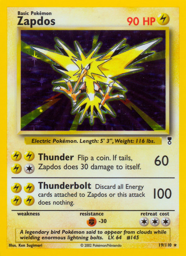 Zapdos (19/110) [Legendary Collection] | Cracking-Singles