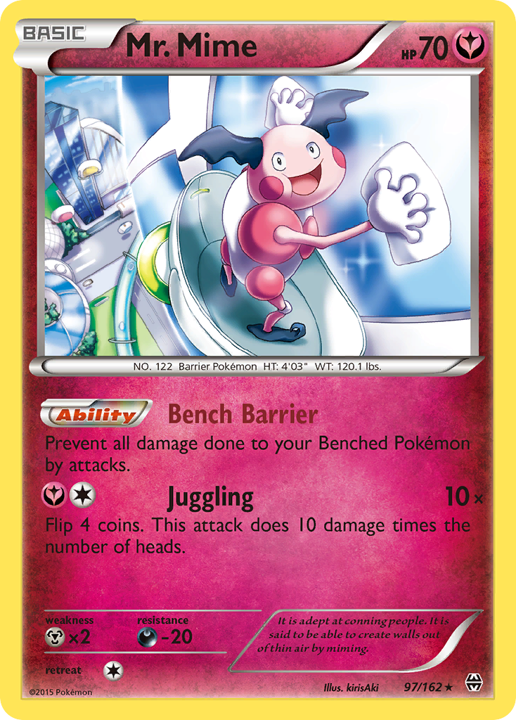 Mr. Mime (97/162) [XY: BREAKthrough] | Cracking-Singles