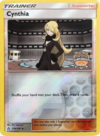 Cynthia (119/156) (Regional Championship Promo) [Sun & Moon: Ultra Prism] | Cracking-Singles