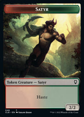 Satyr // Beast Double-sided Token [Commander Legends: Battle for Baldur's Gate Tokens] | Cracking-Singles