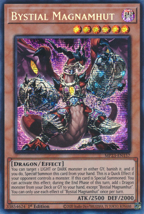 Bystial Magnamhut [MP23-EN157] Prismatic Secret Rare | Cracking-Singles