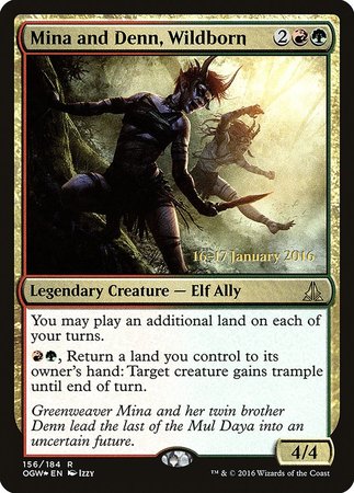 Mina and Denn, Wildborn [Oath of the Gatewatch Promos] | Cracking-Singles