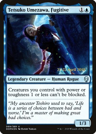 Tetsuko Umezawa, Fugitive [Dominaria Promos] | Cracking-Singles