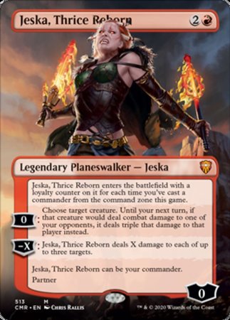 Jeska, Thrice Reborn (Borderless) [Commander Legends] | Cracking-Singles