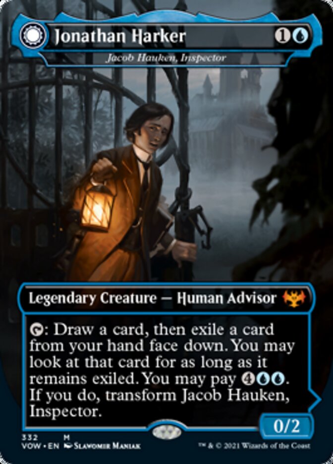 Jacob Hauken, Inspector // Hauken's Insight - Jonathan Harker // Harker's Obsessive Inquiry [Innistrad: Crimson Vow] | Cracking-Singles