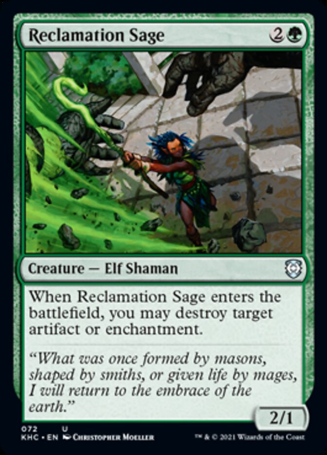 Reclamation Sage [Kaldheim Commander] | Cracking-Singles