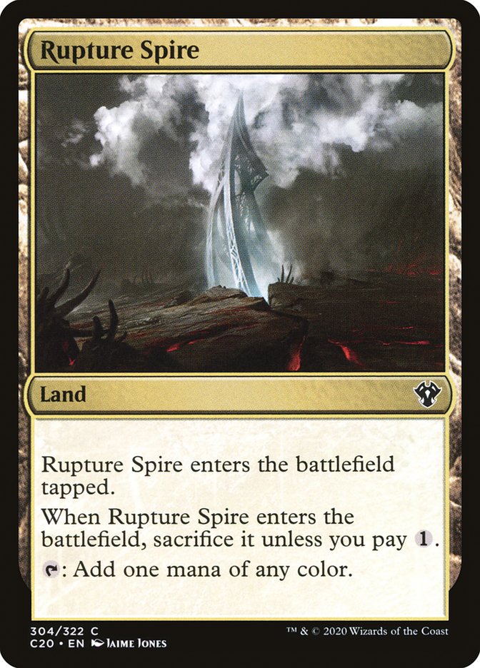 Rupture Spire [Commander 2020] | Cracking-Singles