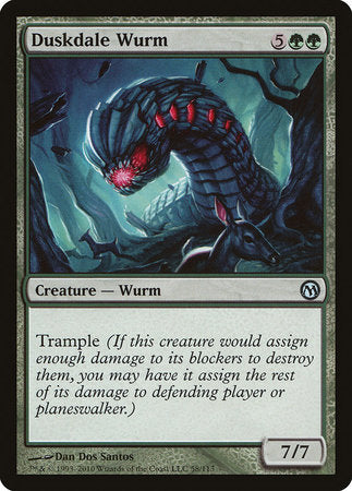 Duskdale Wurm [Duels of the Planeswalkers] | Cracking-Singles