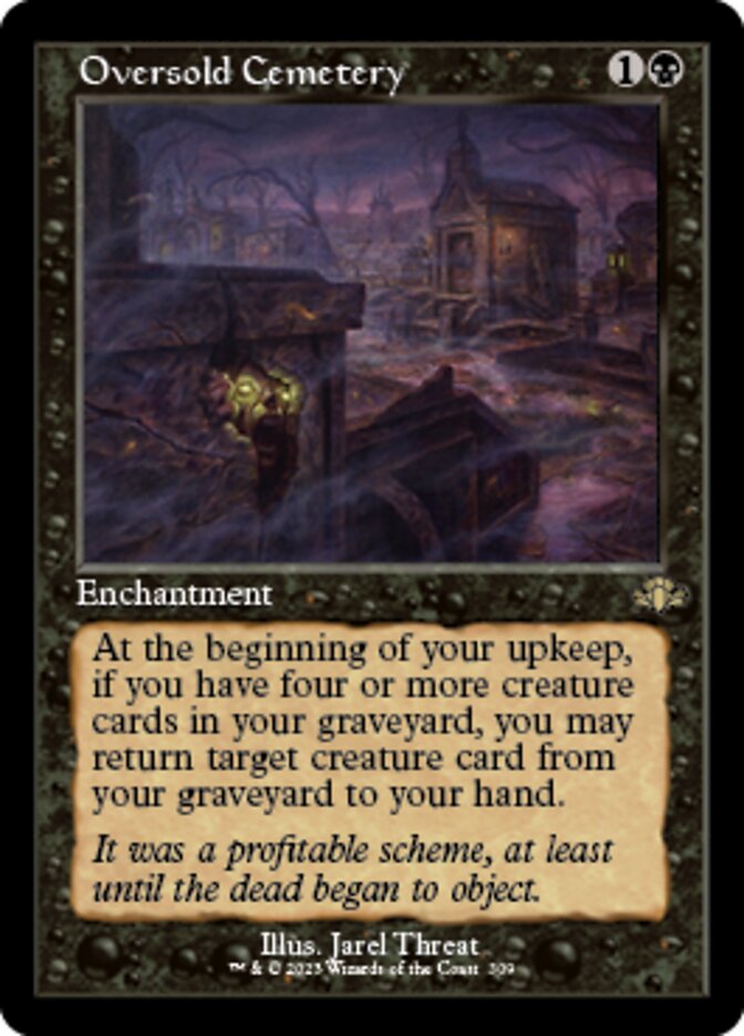 Oversold Cemetery (Retro) [Dominaria Remastered] | Cracking-Singles