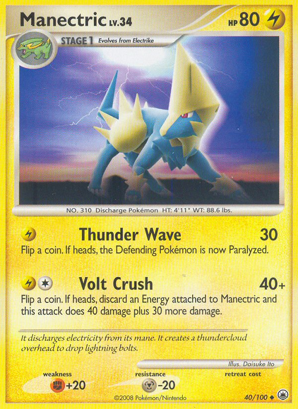 Manectric (40/100) [Diamond & Pearl: Majestic Dawn] | Cracking-Singles